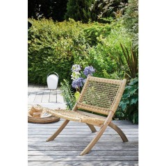Fauteuil de jardin - Proloisirs - Sila - Naturel - Fauteuil pliant - Acacia FSC