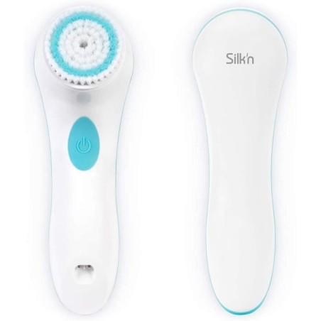 Brosse nettoyante visage SILK'N PURE - Peaux mixtes et sensibles - 4 programmes de nettoyage