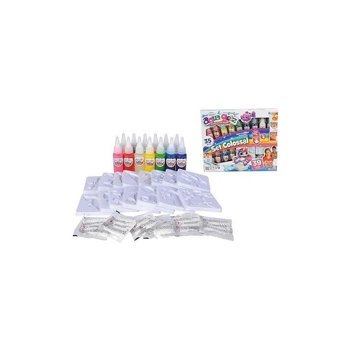 Simba - Aqua Gelz - Kit créatif enfant - Création figurines 3D - Set colossal - Tubes de Gel - Des 8ans Simba - Aqua Gelz - Kit créatif enfant - Création figurines 3D - Set colossal - Tubes de Gel - Des 8ans