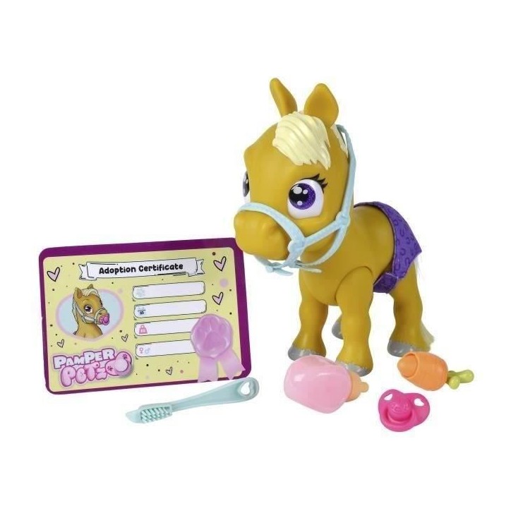 Pamper Petz - Poney interactive - Accessoires inclus - Des 3 ans Pamper Petz - Poney interactive - Accessoires inclus - Des 3 ans