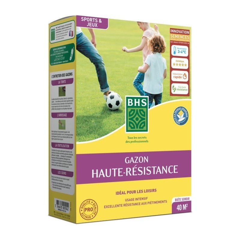 Gazon - BHS - Haute résistance 1KG - Usage Intesif Gazon - BHS - Haute résistance 1KG - Usage Intesif