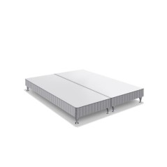 Sommiers 2x90x200 cm a lattes - Bois massif - SIMMONS