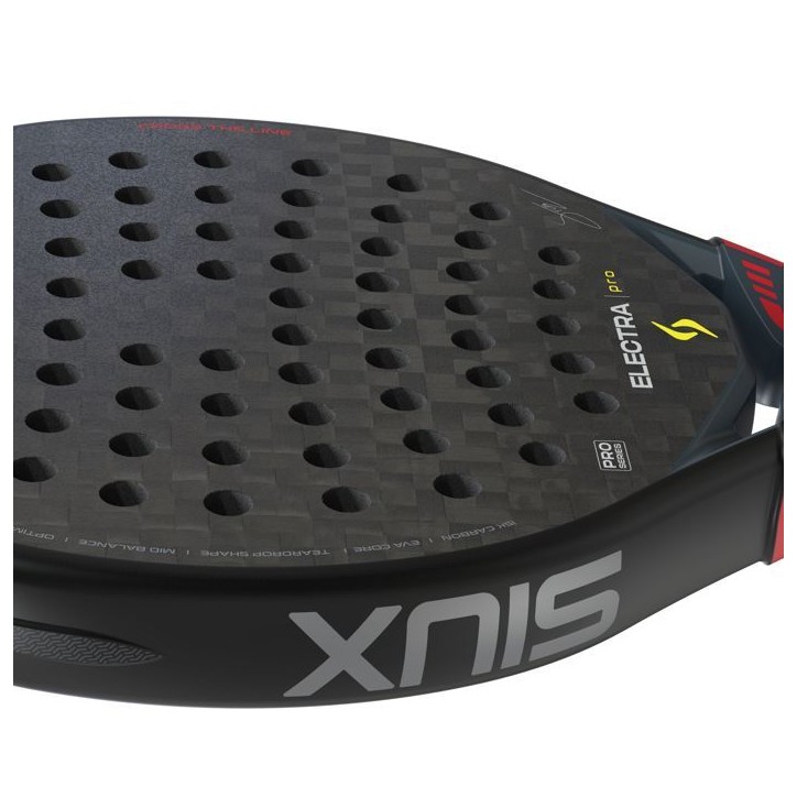 Raquette de padel - SIUX - Electra Pro 2026 Shadow Red - Adulte - Rouge - Carbone 12K Raquette de padel - SIUX - Electra Pro 2026 Shadow Red - Adulte - Rouge - Carbone 12K