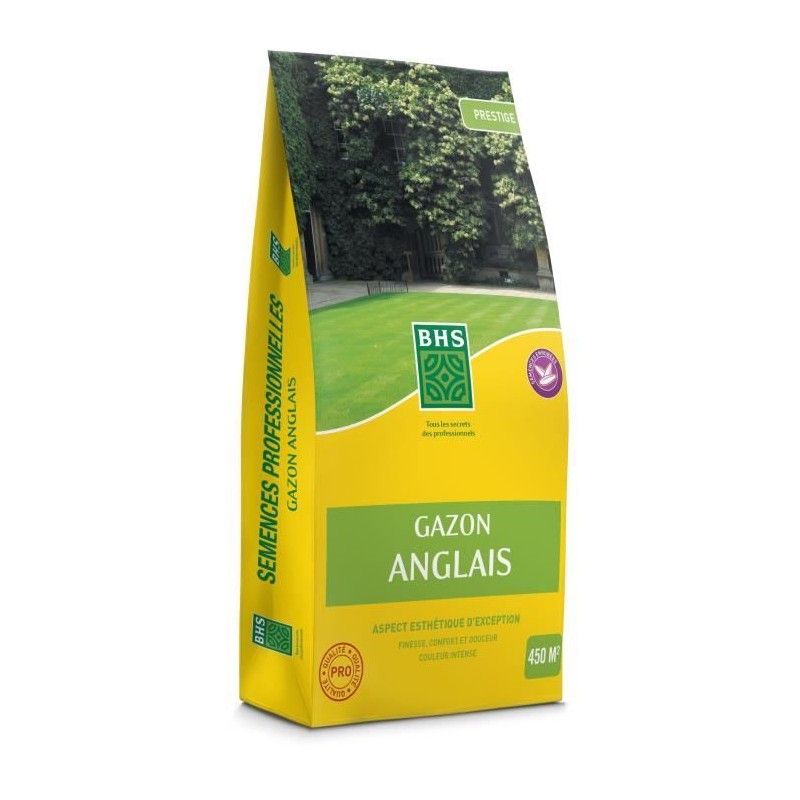 Gazon Anglais - BHS - 10kg pour Jardins Haut de Gamme Gazon Anglais - BHS - 10kg pour Jardins Haut de Gamme
