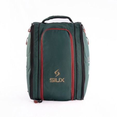 Sac de padel - SIUX - Edge - Vert/beige coutures rouges - 42 L - 2 raq