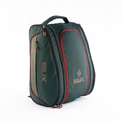Sac de padel - SIUX - Edge - Vert/beige coutures rouges - 42 L - 2 raquettes - Compartiment chaussures