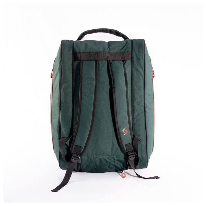 Sac de padel - SIUX - Edge - Vert/beige coutures rouges - 42 L - 2 raquettes - Compartiment chaussures Sac de padel - SIUX - Edge - Vert/beige coutures rouges - 42 L - 2 raquettes - Compartiment chaussures