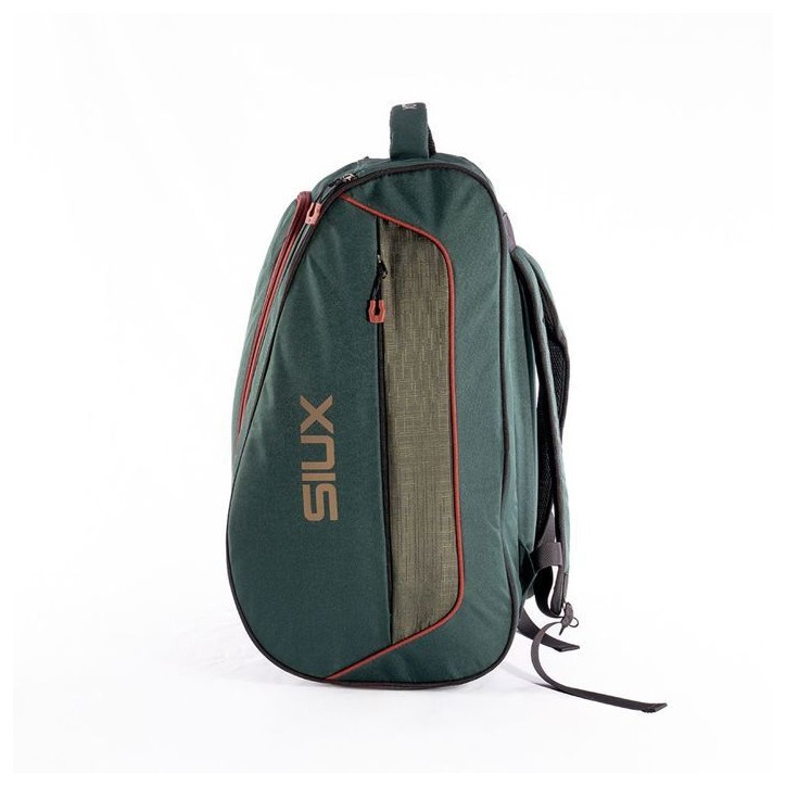 Sac de padel - SIUX - Edge - Vert/beige coutures rouges - 42 L - 2 raquettes - Compartiment chaussures Sac de padel - SIUX - Edge - Vert/beige coutures rouges - 42 L - 2 raquettes - Compartiment chaussures