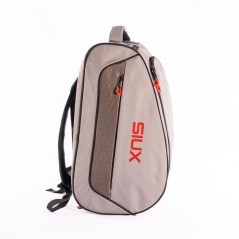 Sac de padel - SIUX - Edge - Blanc/bordures gris-beige coutures noires - 42 L - 2 raquettes - Compartiment chaussures