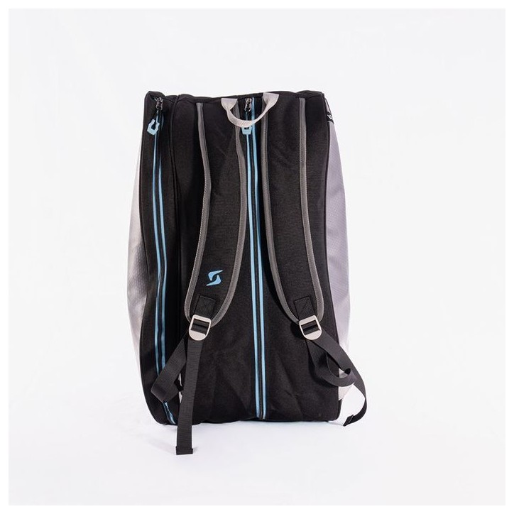 Sac de padel - SIUX - Pulse - Bleu/gris/noir - 37 L - 1 a 2 raquettes Sac de padel - SIUX - Pulse - Bleu/gris/noir - 37 L - 1 a 2 raquettes
