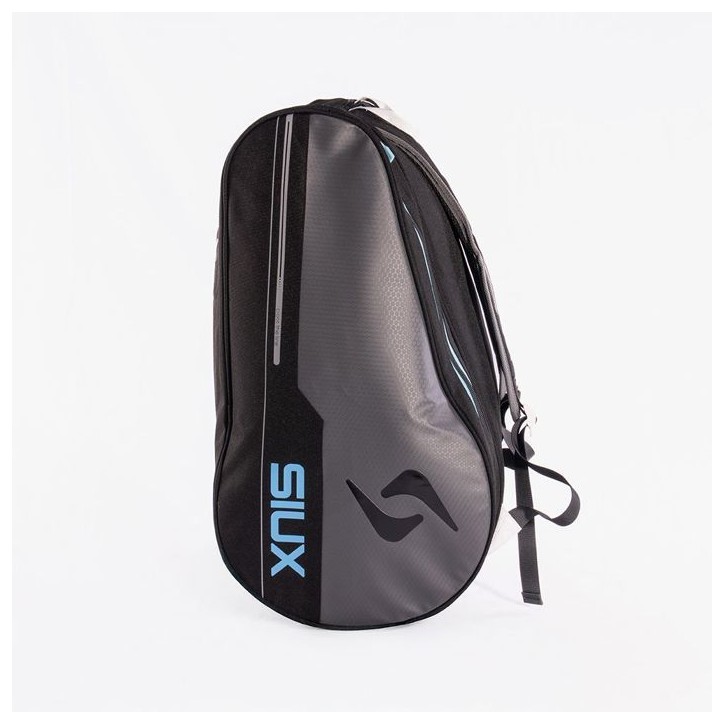 Sac de padel - SIUX - Pulse - Bleu/gris/noir - 37 L - 1 a 2 raquettes Sac de padel - SIUX - Pulse - Bleu/gris/noir - 37 L - 1 a 2 raquettes