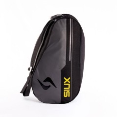 Sac de padel - SIUX - Pulse - Gris/bordures noires coutures jaunes - 3