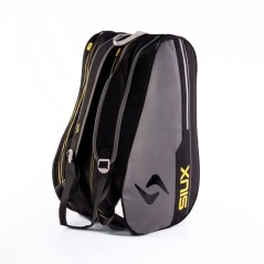 Sac de padel - SIUX - Pulse - Gris/bordures noires coutures jaunes - 3