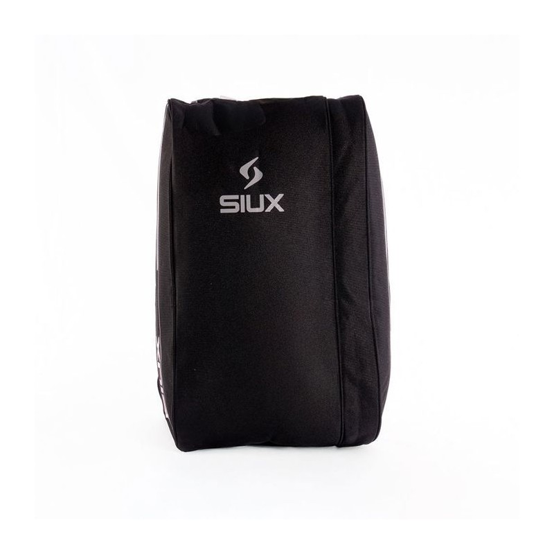Sac de padel - SIUX - Pulse - Noir/bordures grises coutures rouges - 3
