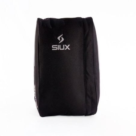 Sac de padel - SIUX - Pulse - Noir/bordures grises coutures rouges - 3