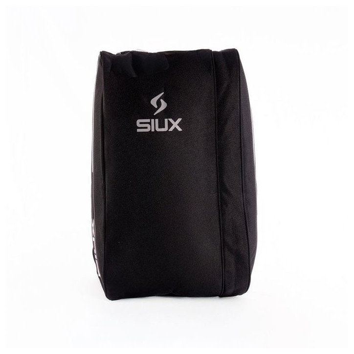 Sac de padel - SIUX - Pulse - Noir/bordures grises coutures rouges - 37 L - 1 a 2 raquettes Sac de padel - SIUX - Pulse - Noir/bordures grises coutures rouges - 37 L - 1 a 2 raquettes