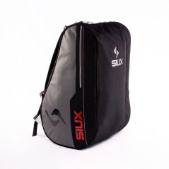 Sac de padel - SIUX - Pulse - Noir/bordures grises coutures rouges - 3