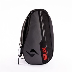Sac de padel - SIUX - Pulse - Noir/bordures grises coutures rouges - 3