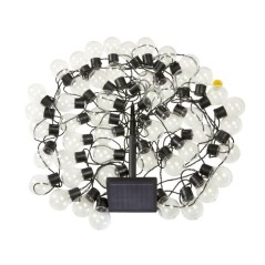 Guirlande solaire SMART GARDEN Globulb 40 LED blanc chaud 13,7 m, pann