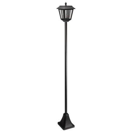 Lampadaire solaire lanterne 170 cm SMART SOLAR - 100 lm, lentille verr