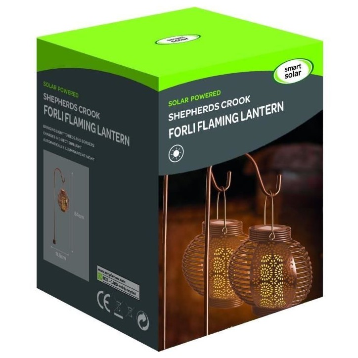 Lanterne solaire Forli SMART GARDEN - Pack de 2 Lanterne solaire Forli SMART GARDEN - Pack de 2