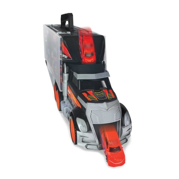 Camion transporteur de voitures - Dickie Toys - Truck Carry Case - 7 véhicules die-cast - 62cm Camion transporteur de voitures - Dickie Toys - Truck Carry Case - 7 véhicules die-cast - 62cm
