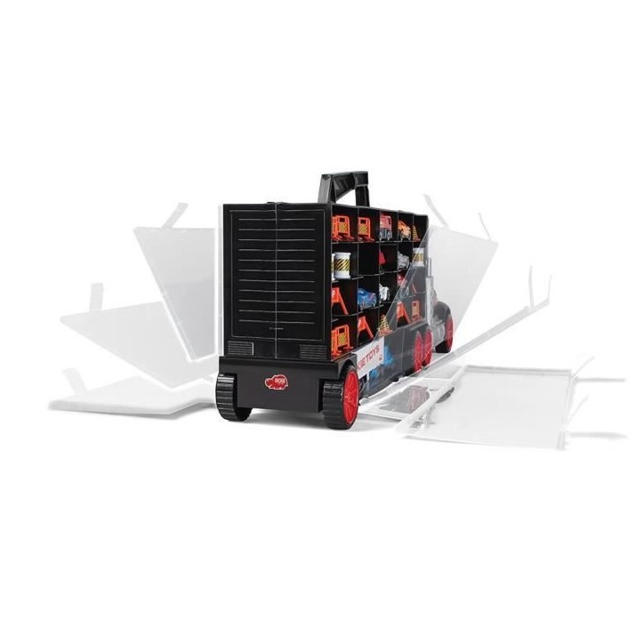 Camion transporteur de voitures - Dickie Toys - Truck Carry Case - 7 véhicules die-cast - 62cm Camion transporteur de voitures - Dickie Toys - Truck Carry Case - 7 véhicules die-cast - 62cm