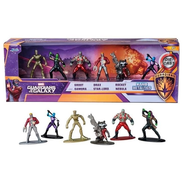 JADA - Marvel Galaxy 4cm Giftpack -Figurines a collectionner JADA - Marvel Galaxy 4cm Giftpack -Figurines a collectionner