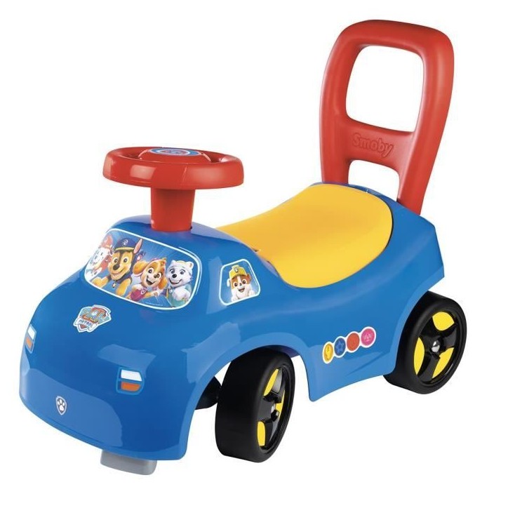 Smoby - Porteur auto enfant 2 en 1 - Pat' Patrouille - Coffre sous la selle - Des 10 mois - Fabrication française Smoby - Porteur auto enfant 2 en 1 - Pat' Patrouille - Coffre sous la selle - Des 10 mois - Fabrication française