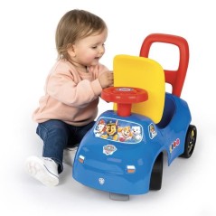 Smoby - Porteur auto enfant 2 en 1 - Pat' Patrouille - Coffre sous la