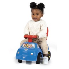 Smoby - Porteur auto enfant 2 en 1 - Pat' Patrouille - Coffre sous la