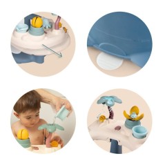 SMOBY - Little Smoby - Siege de Bain - 2 en 1 - Tablette d'Activités