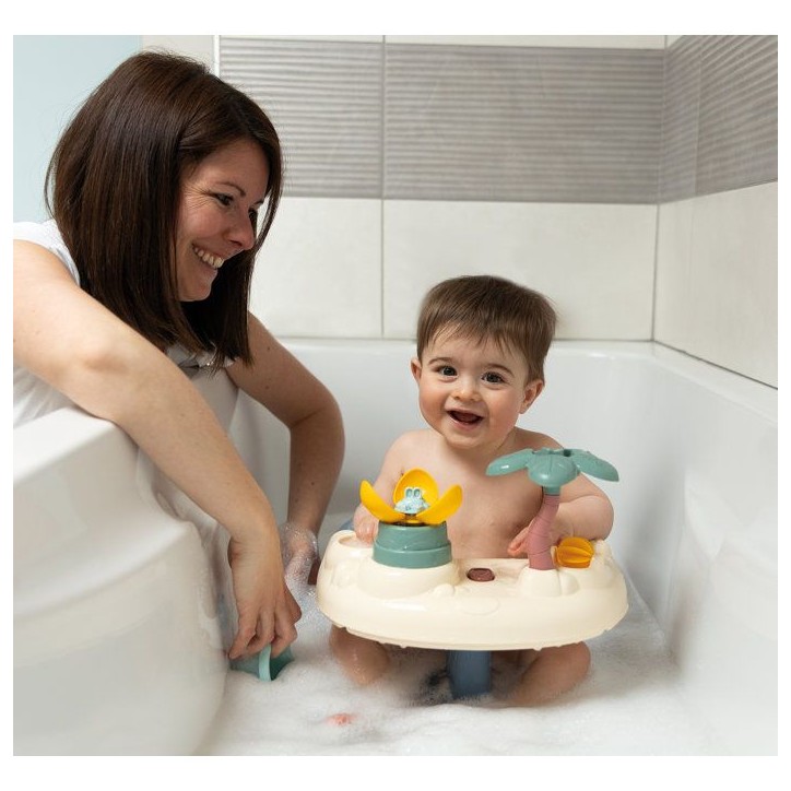 SMOBY - Little Smoby - Siege de Bain - 2 en 1 - Tablette d'Activités Réglable - Ventouses Incluses - des 6 Mois - Fabriqué en SMOBY - Little Smoby - Siege de Bain - 2 en 1 - Tablette d'Activités Réglable - Ventouses Incluses - des 6 Mois - Fabriqué en
