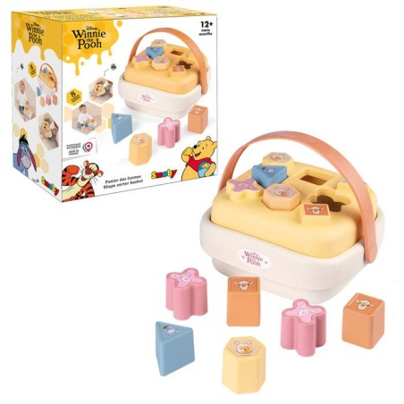 Panier Des Formes - Smoby - Winnie l'ourson - 8 formes - Des 1 an - Fa