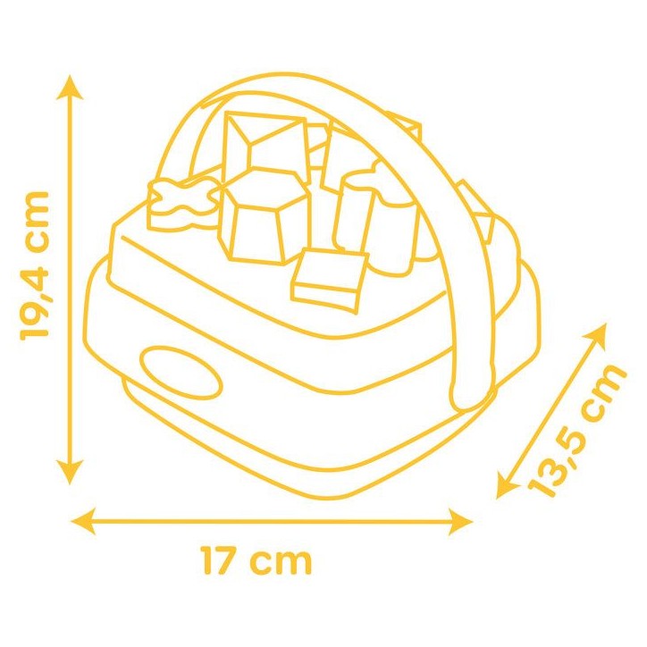 Panier Des Formes - Smoby - Winnie l'ourson - 8 formes - Des 1 an - Fabriqué en France Panier Des Formes - Smoby - Winnie l'ourson - 8 formes - Des 1 an - Fabriqué en France