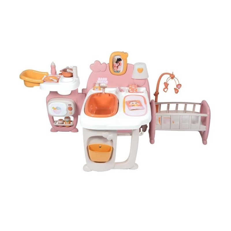 SMOBY - Baby Nurse - Grande maison des bébés pour poupons - 19 acces