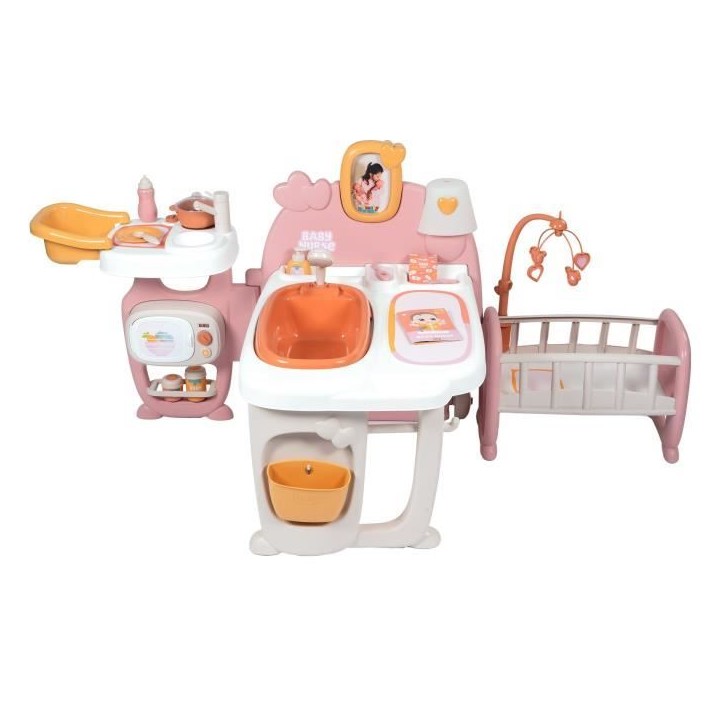 SMOBY - Baby Nurse - Grande maison des bébés pour poupons - 19 accessoires - des 3 ans SMOBY - Baby Nurse - Grande maison des bébés pour poupons - 19 accessoires - des 3 ans