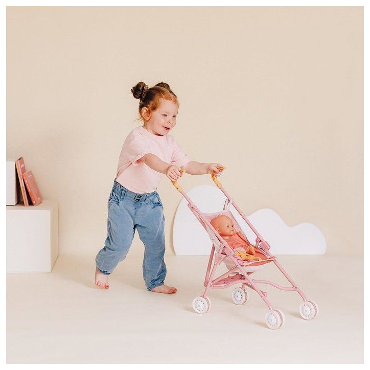 SMOBY - Baby Nurse - Poussette canne - Pour poupon - Pratique et Légere - Pliage Facile - Des 2 ans SMOBY - Baby Nurse - Poussette canne - Pour poupon - Pratique et Légere - Pliage Facile - Des 2 ans