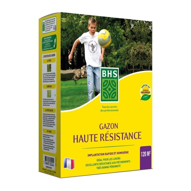 Gazon - BHS - Haute résistance 3KG - Usage Intesif Gazon - BHS - Haute résistance 3KG - Usage Intesif