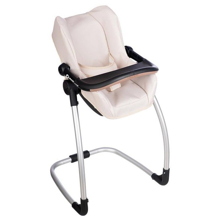 SMOBY - Maxi cosi - Siege + Chaise haute beige - 3 en 1 - Pour poupon - Des 3 ans SMOBY - Maxi cosi - Siege + Chaise haute beige - 3 en 1 - Pour poupon - Des 3 ans