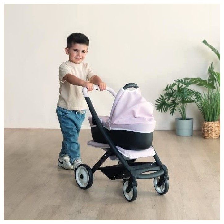 SMOBY - Maxi-Cosi Poussette+Landau Rose - Pour Poupon - 3en1 - des 3 ans SMOBY - Maxi-Cosi Poussette+Landau Rose - Pour Poupon - 3en1 - des 3 ans