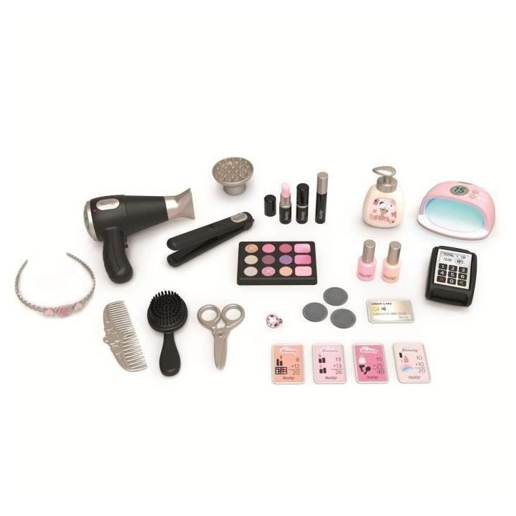 SMOBY - My Beauty Center - Institut de Beauté 3 en 1 - Coiffure, Onglerie, Maquillage Factice - 26 Accessoires - Des 3 ans SMOBY - My Beauty Center - Institut de Beauté 3 en 1 - Coiffure, Onglerie, Maquillage Factice - 26 Accessoires - Des 3 ans