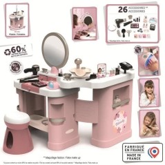 SMOBY - My Beauty Center - Institut de Beauté 3 en 1 - Coiffure, Ongl
