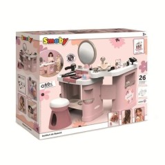 SMOBY - My Beauty Center - Institut de Beauté 3 en 1 - Coiffure, Ongl