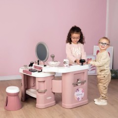 SMOBY - My Beauty Center - Institut de Beauté 3 en 1 - Coiffure, Ongl