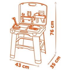 Smoby - Black and Decker -Etabli Bricolo Smart - Jeu d'imitation - Mal