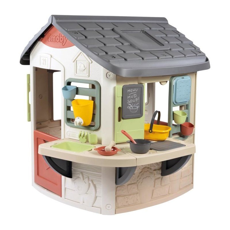 Smoby Life - Mud Cooking House - Fabriquée en France - Matiere Recycl