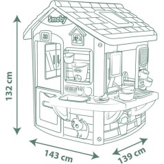 Smoby Life - Mud Cooking House - Fabriquée en France - Matiere Recycl