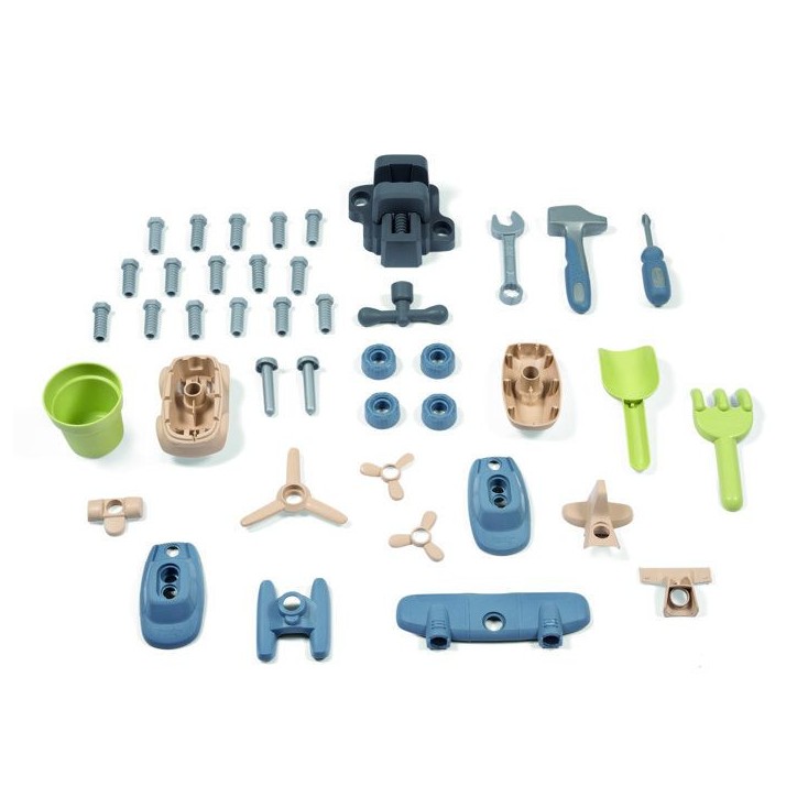 Smoby Life - Maison Nature + Atelier - Fabriquée en France - Matiere Recyclée - 39 accessoires - Des 2 ans Smoby Life - Maison Nature + Atelier - Fabriquée en France - Matiere Recyclée - 39 accessoires - Des 2 ans