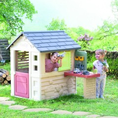 Smoby Life - Maison Nature + Atelier - Fabriquée en France - Matiere